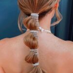 59 Gorgeous Wedding Hairstyles in 2022 : Bridal Bubble Pony