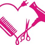 Hair Stylist Love Heart Sticker Die Cut Decal hairdress • $4.96