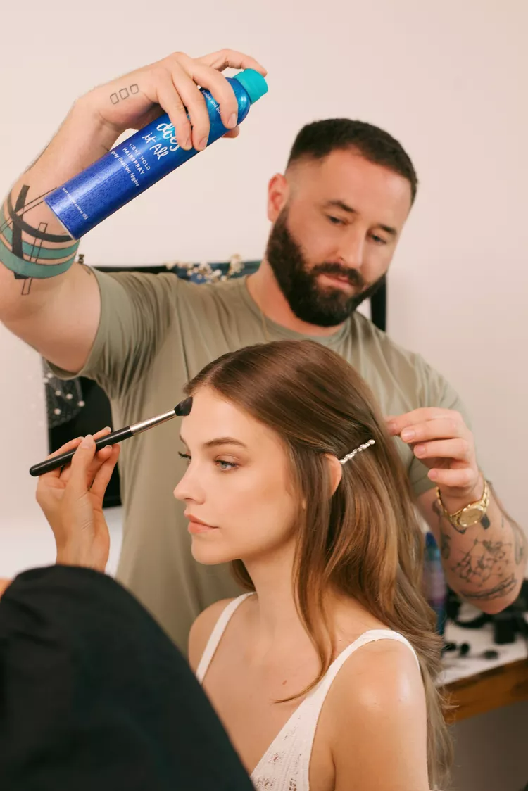 How to Get Barbara Palvin’s Classic Wedding Hair Waves