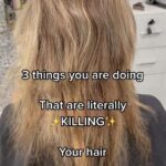 I’m a professional hairstylist… there are three things you do that are ruining your hair and making it look frizzy