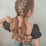 Double dutch braids ♡ simple and cute hairstyle