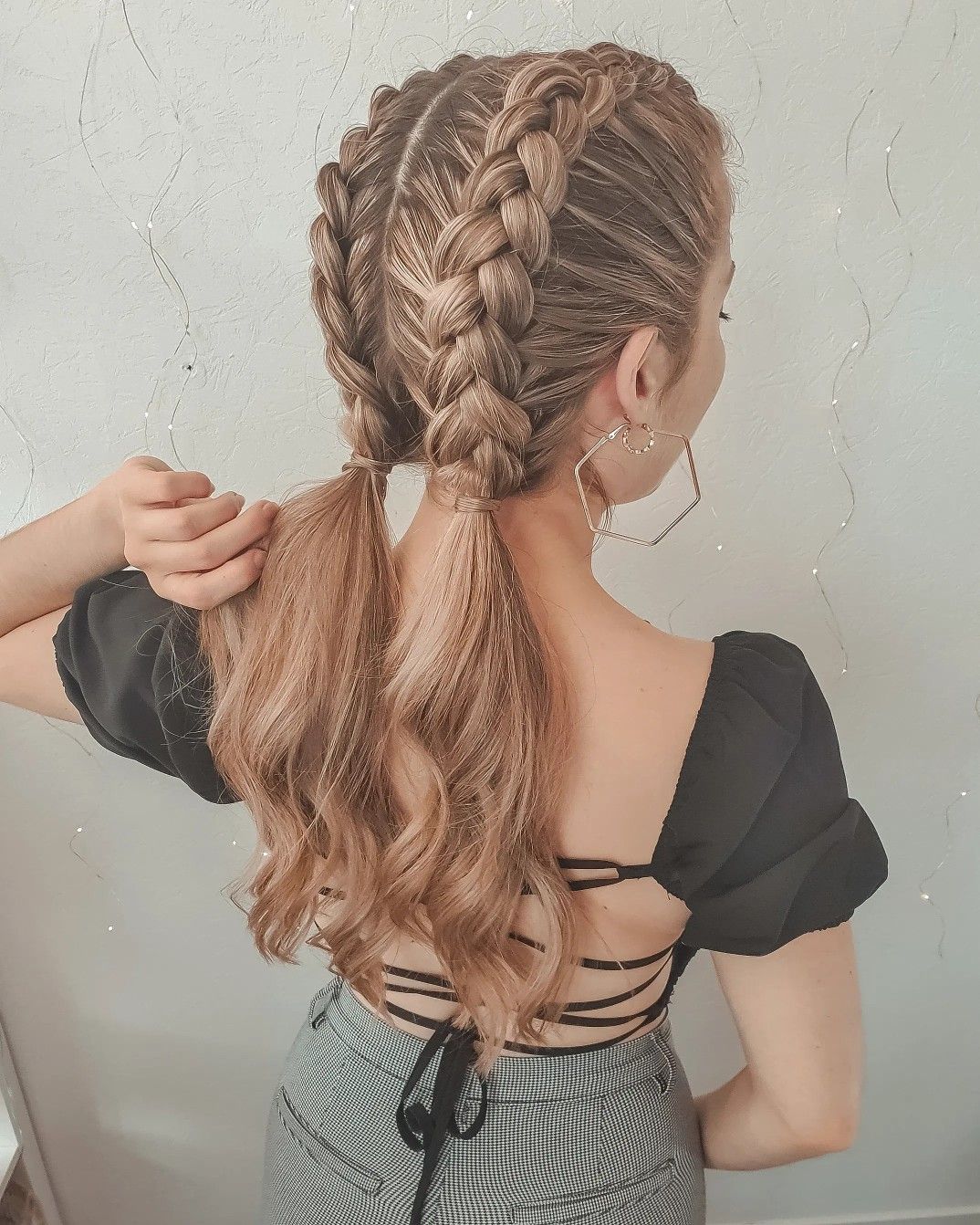 Double dutch braids ♡ simple and cute hairstyle