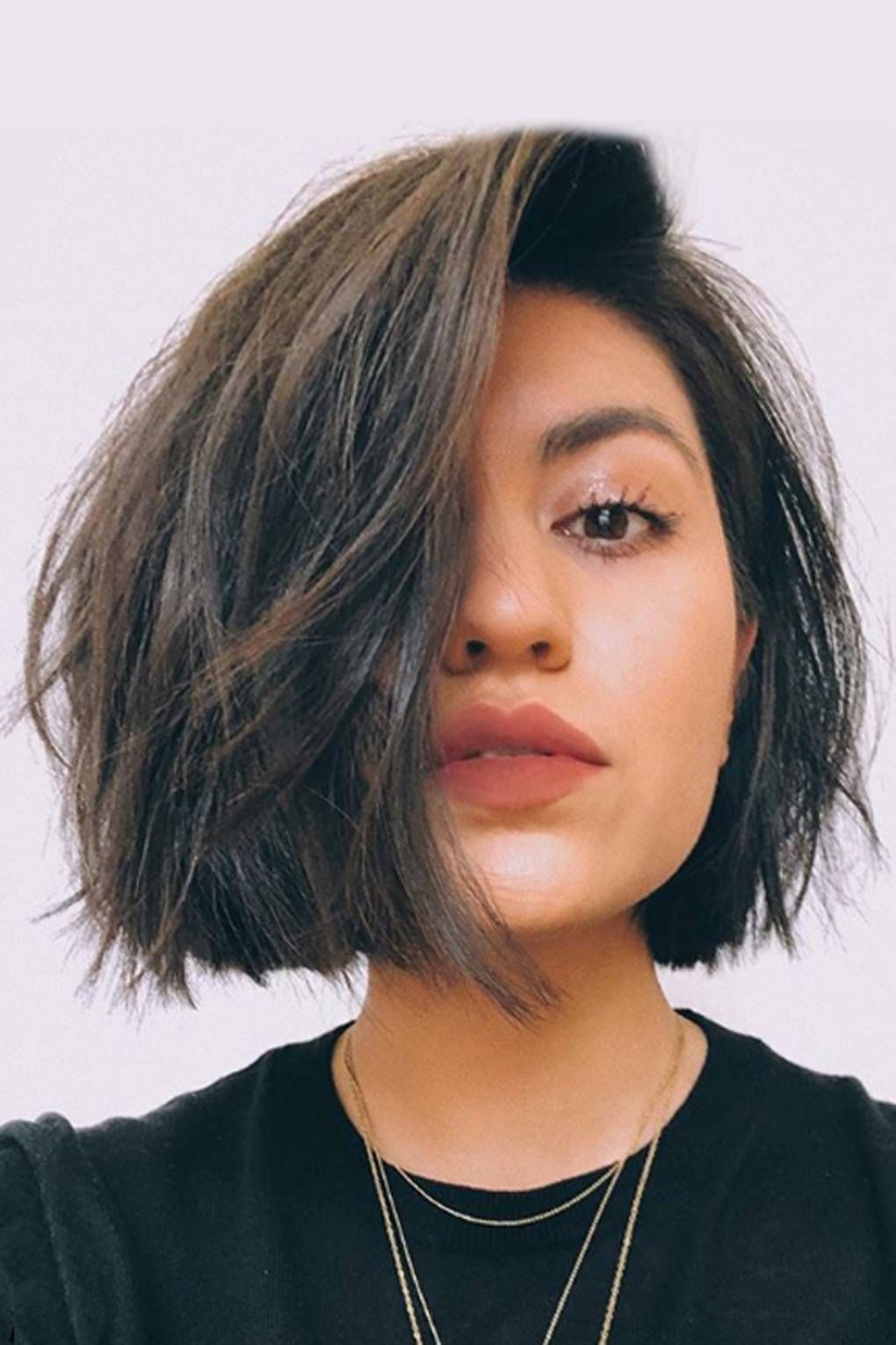 Everyone’s asking for the ‘hacked bob’ in hair salons, because it’s a more rebellious take on the short chop