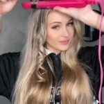 How to do style curls with a flat iron